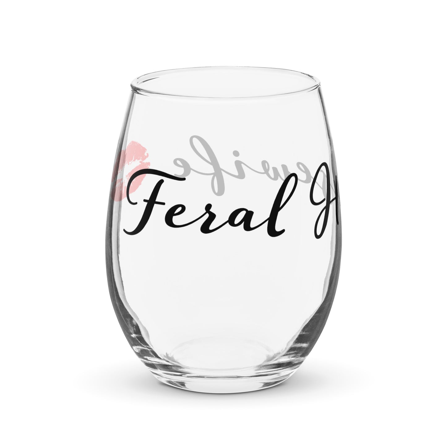 Feral Housewife, Stemless wine glass