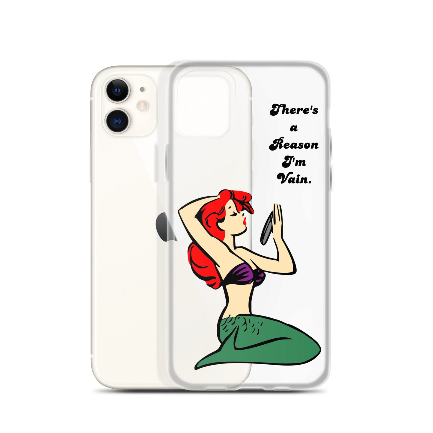 Classic Mermaid, Clear Case for iPhone®