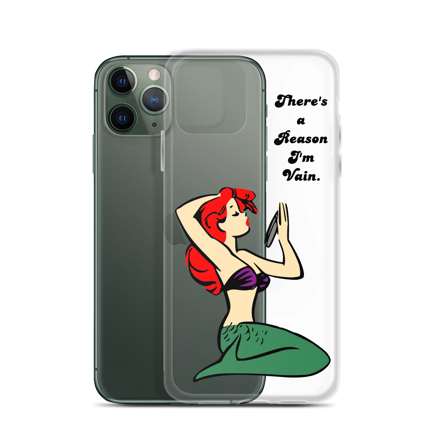 Classic Mermaid, Clear Case for iPhone®