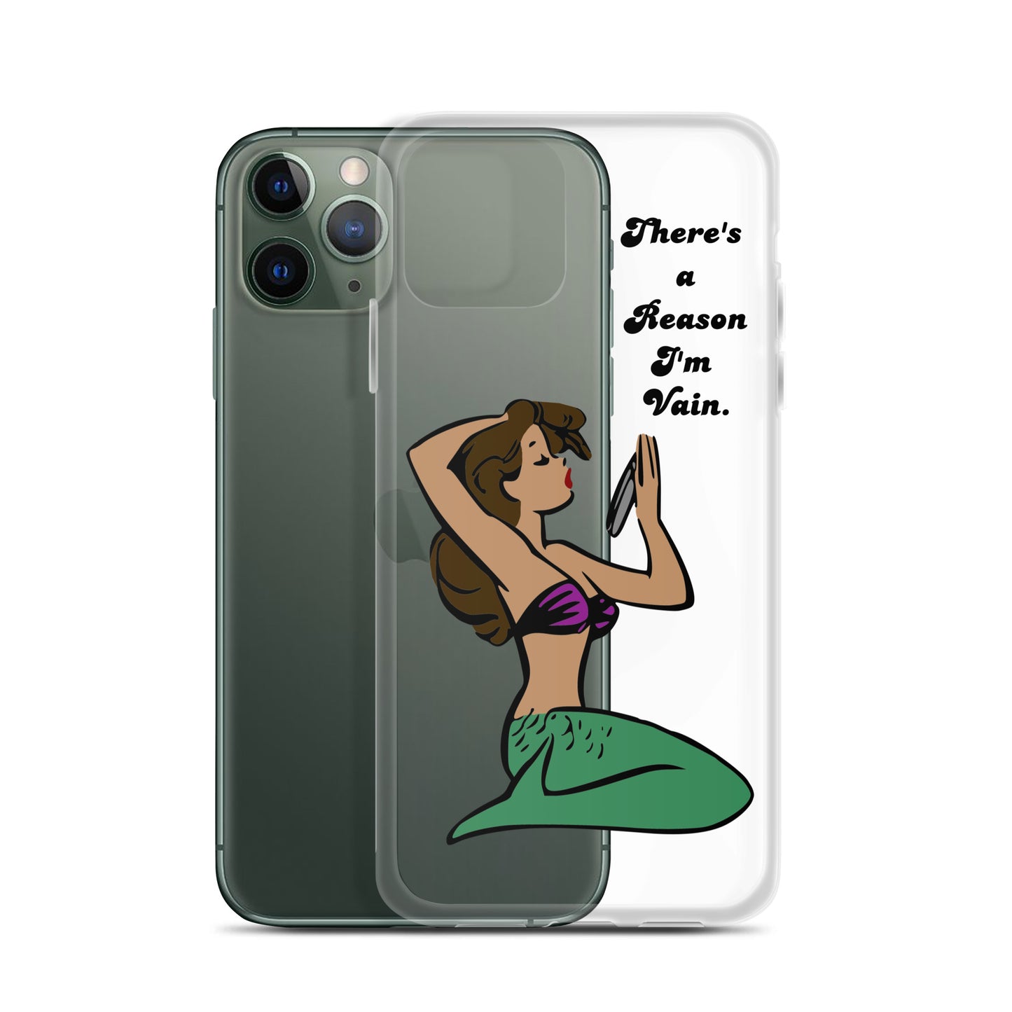 Mermaid, Clear Case for iPhone®