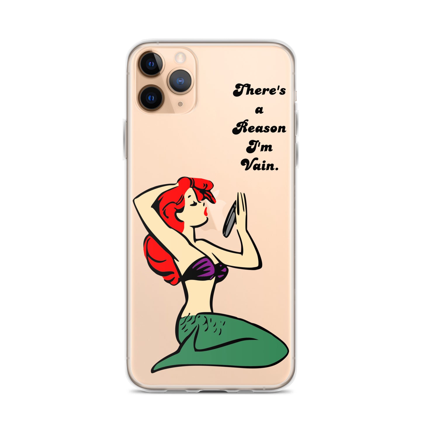 Classic Mermaid, Clear Case for iPhone®