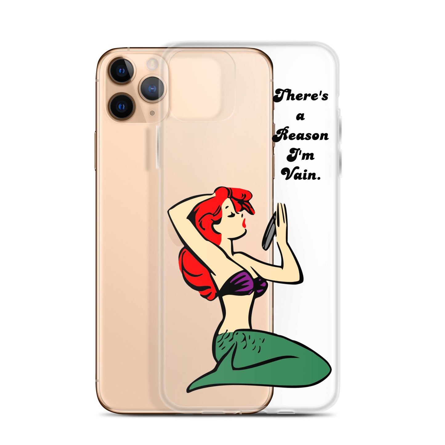 Classic Mermaid, Clear Case for iPhone®