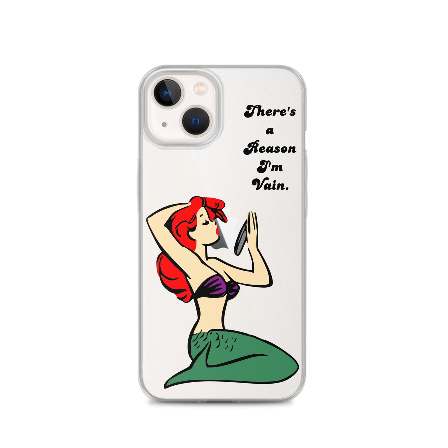 Classic Mermaid, Clear Case for iPhone®