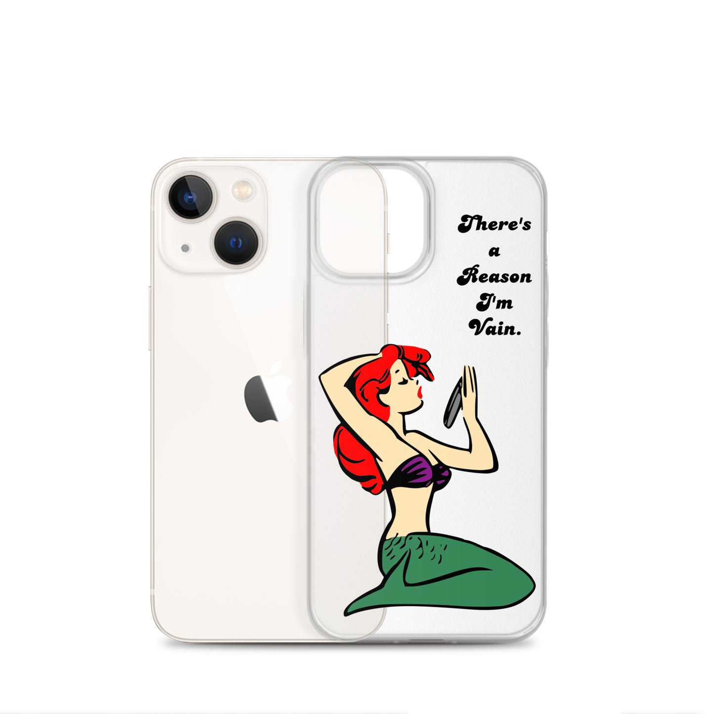 Classic Mermaid, Clear Case for iPhone®