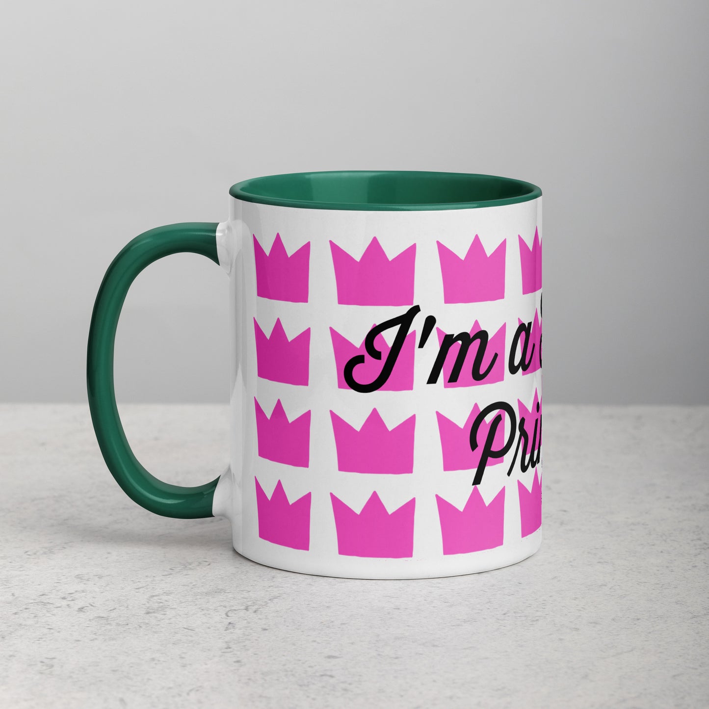 Princess, Mug with Color Inside