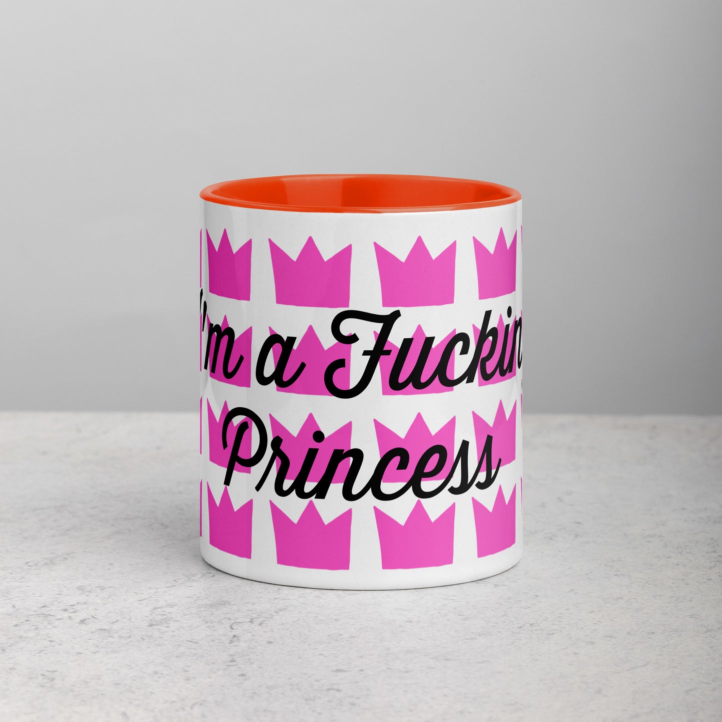 Princess, Mug with Color Inside