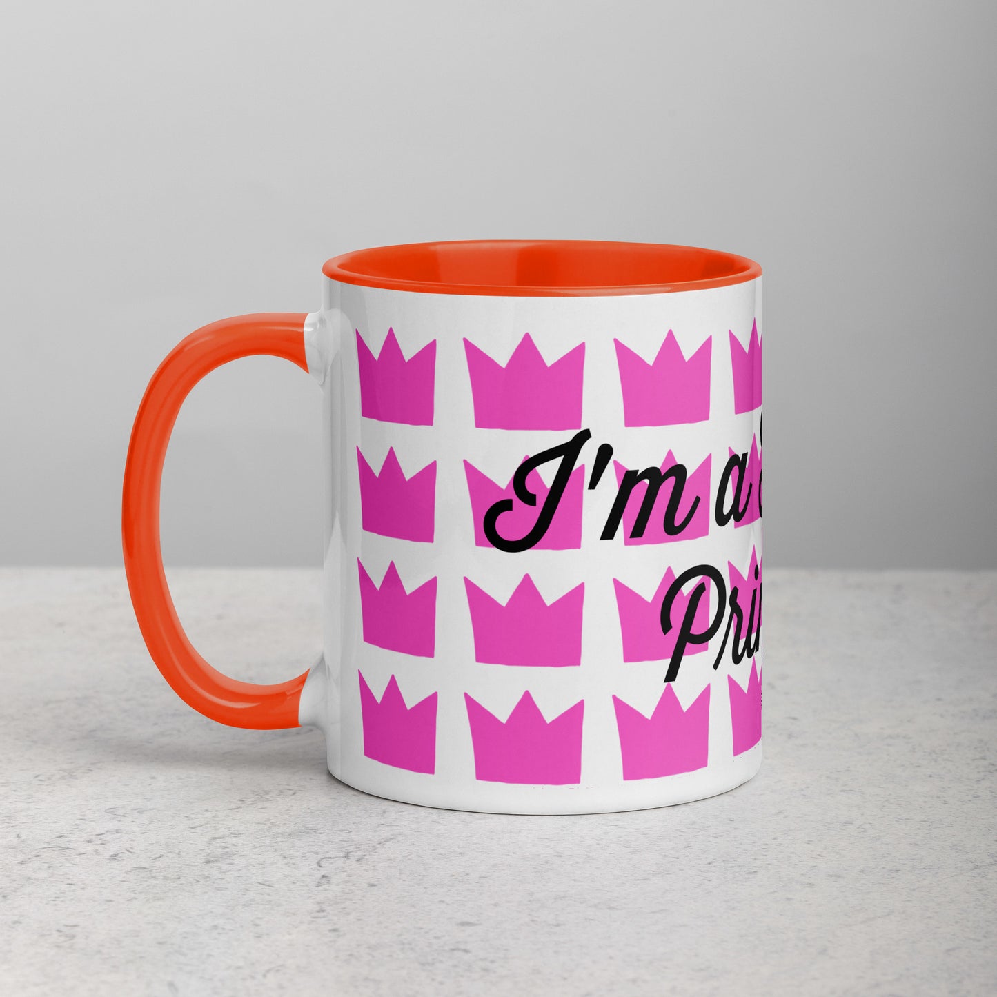 Princess, Mug with Color Inside