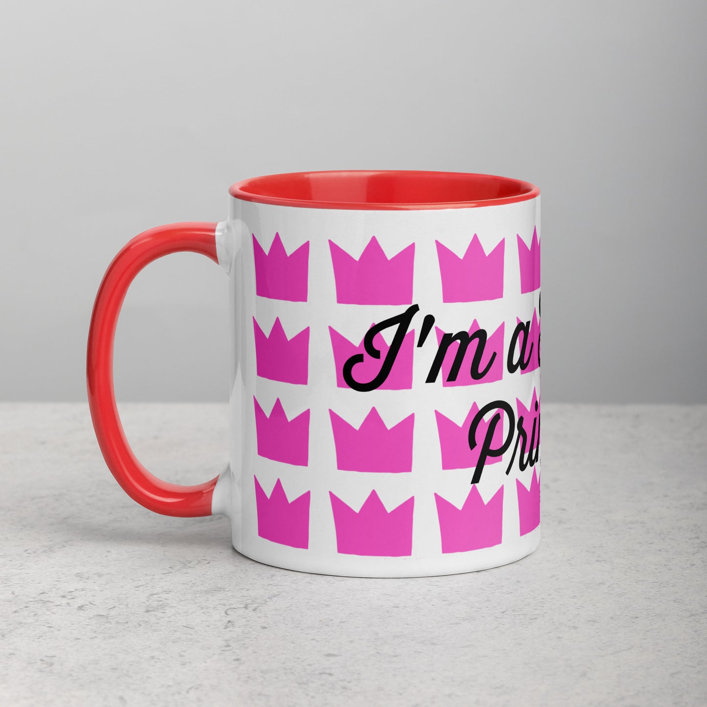 Princess, Mug with Color Inside